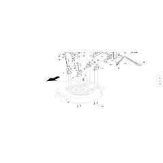 ATTACCO PIATTO SX ZNT ORIGINALE KUBOTA GIANNI FERRARI 89001220008