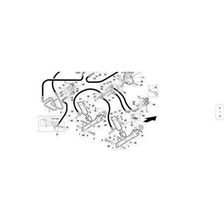 FERMO PIATTO ATTACCO RAPIDO ZNT ORIGINALE KUBOTA GIANNI FERRARI 91001000033