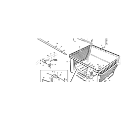 GANCIO RITEGNO CESTO ZNT ORIGINALE KUBOTA GIANNI FERRARI 95500000038