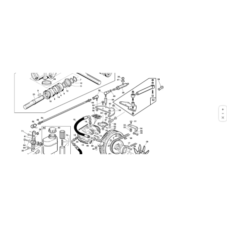 SPACER M/F M8 MECHANICAL CYLINDER ORIGINAL KUBOTA GIANNI FERRARI 95049140001