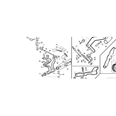 BIELLETTE DE DIRECTION DE PÉDALE D'AVANCE D'ORIGINE KUBOTA GIANNI FERRARI 95311180001