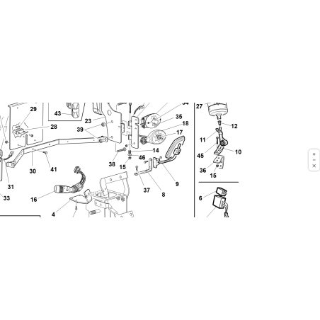 CAPPUCCIO PLASTICA LAMPADA ROTANTE ORIGINALE KUBOTA GIANNI FERRARI 00777801402