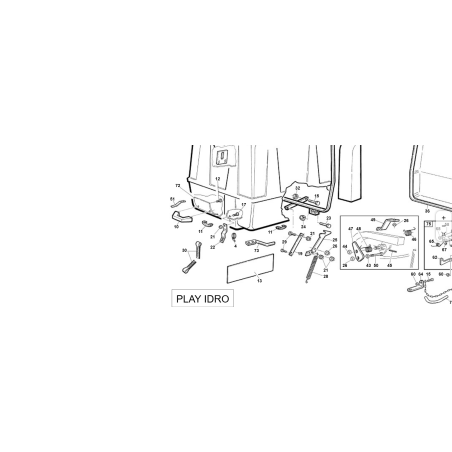 STAFFA SICUREZZA CESTO ORIGINALE KUBOTA GIANNI FERRARI PZ95002101001