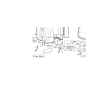 STAFFA SICUREZZA CESTO ORIGINALE KUBOTA GIANNI FERRARI PZ95002101001