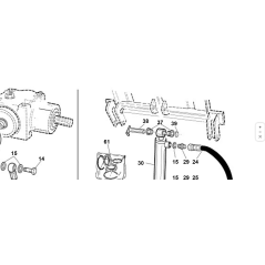 UPPER PIN SUPPORT CYLINDER COMPL ORIGINAL KUBOTA GIANNI FERRARI PZ95060150000