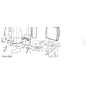 RESSORT DE FERMETURE DU PANIER GAUCHE D'ORIGINE KUBOTA GIANNI FERRARI 95060000010
