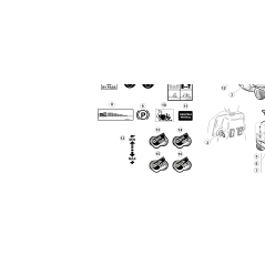 ORIGINAL KUBOTA GIANNI FERRARI 00555200237 MIN-MAX-STARTER TRANSPARENT PVC DECAL | Newgardenstore.eu