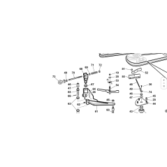 ASTA COMANDO TENDITORE PTO ZNT ORIGINALE KUBOTA GIANNI FERRARI 87001000064