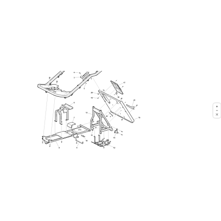 SUPPORTO MICRO CESTO PIENO ZNT ORIGINALE KUBOTA GIANNI FERRARI 89001000013