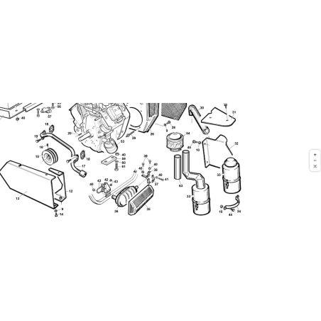 ATTACCO PROTEZ.MARMITTA COMPL.ZNT ORIGINALE KUBOTA GIANNI FERRARI PZ95001540000