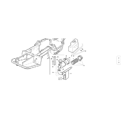 SUPPORT DE FILTRE PEINT ORIGINAL KUBOTA GIANNI FERRARI 95301000028