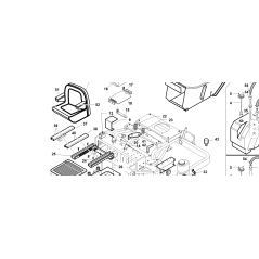 Support de démarreur et d'accélérateur complet -ZNT- Original KUBOTA GIANNI FERRARI 94010330000