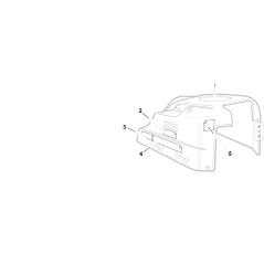 CALCOMANÍA BIEFFEBI PARA HONDA ORIGINAL KUBOTA GIANNI FERRARI 00555200097 | Newgardenstore.eu