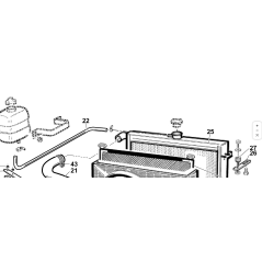 MANGUERA ORIGINAL DEL TANQUE DE RECUPERACIÓN DE AGUA KUBOTA GIANNI FERRARI 95124000017