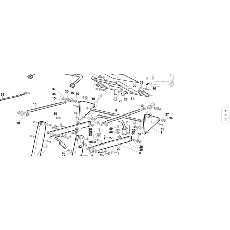 ANTI-VIBRATION PAD M10 40X30 M/F ORIGINAL KUBOTA GIANNI FERRARI 00111970126