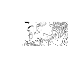 ABRAZADERA DE SILENCIADOR Ø35 - M6 BANDA 18mm ORIGINAL KUBOTA GIANNI FERRARI 00111810038