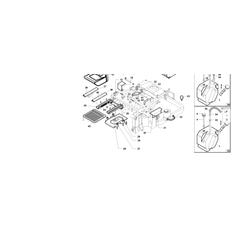 REFUERZO DE GUÍA DE ASIENTO COMPL. ZNT ORIGINAL KUBOTA GIANNI FERRARI 94010660000