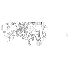 TUBO ANDATA CARBURANTE Ø7.5X990 ORIGINALE KUBOTA GIANNI FERRARI 91002000018