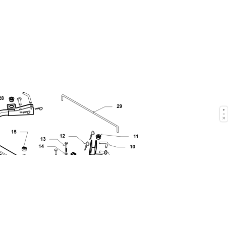 GANCIO PULIZIA ERBA ZNT ORIGINALE KUBOTA GIANNI FERRARI 94014000024