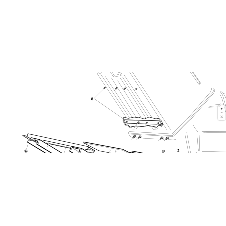 VERSTÄRKUNGSPLATTE FÜR KOMPLETTEN KORB ORIGINAL KUBOTA GIANNI FERRARI 95208200000