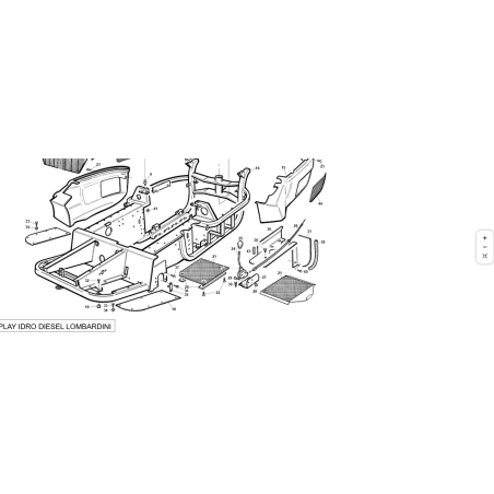 CLOISON DE PROTECTION DROIT - CATAFOR. - ORIGINAL KUBOTA GIANNI FERRARI PC95049290002