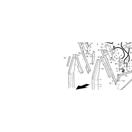 PROTEZIONE CABLAGGIO ELETTROVALVOLA VRN ORIGINALE KUBOTA GIANNI FERRARI 92007000018