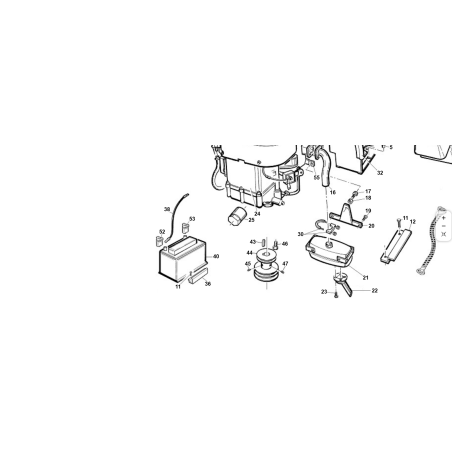 ORIGINAL KUBOTA GIANNI FERRARI ZNT BATTERY FASTENING BRACKET PZ95541000002