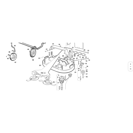 TIGE DE TENDEUR DE COURROIE À PLAQUE KUBOTA GIANNI FERRARI D'ORIGINE 95566110005