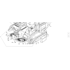 VORDERE HALTERUNG RADBOGENSTÜTZE KOMPLETT ZNT ORIGINAL KUBOTA GIANNI FERRARI 91001460000