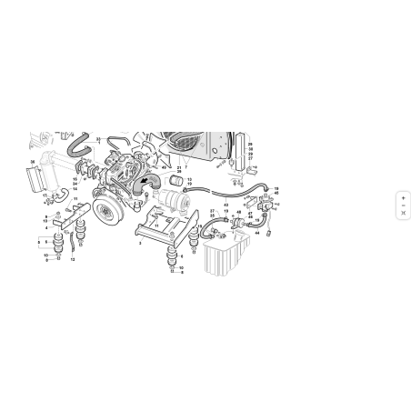 TUBO BENZINA POMPA-MOTORE Ø6X1180 ORIGINALE KUBOTA GIANNI FERRARI 91005000012