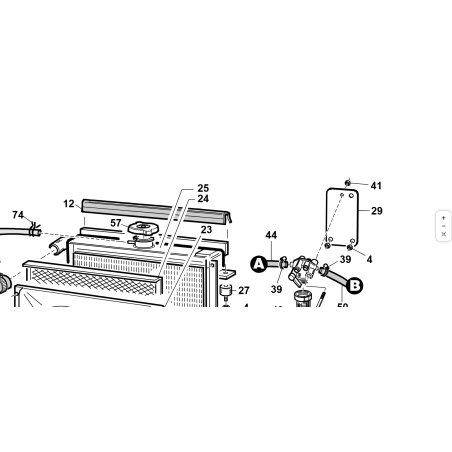 SUPPORT DE FILTRE DIESEL D'ORIGINE KUBOTA GIANNI FERRARI 95418000002 ZNT