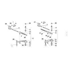 KUBOTA GIANNI FERRARI ORIGINAL PTO UND HYDRO GR. RIEMENSPANNERSTIFT 94500000018 | Newgardenstore.eu