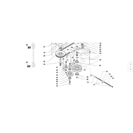 ALBERO GALOPPINO TENDITORE ORIGINALE KUBOTA GIANNI FERRARI 94010000028