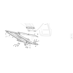 ORIGINAL LACKIERTES KORBSCHUTZBLECH KUBOTA GIANNI FERRARI 95205000002 | Newgardenstore.eu