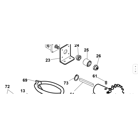 ÁNGULO DE SUJECIÓN DE BOMBA KUBOTA GIANNI FERRARI ORIGINAL 94010000023