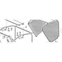 ORIGINAL KUBOTA GIANNI FERRARI 89001000007 VRN KORB UNTERER QUERTRAEGER | Newgardenstore.eu