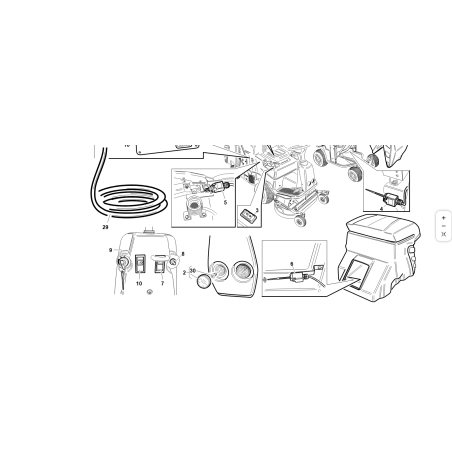 BOMBILLA COMPLETA CON SOPORTE 50W ORIGINAL KUBOTA GIANNI FERRARI 95599000021