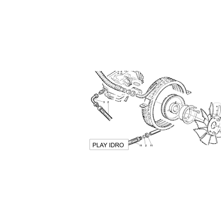 ADAPTATEUR DE GAZ 90° M+FG 3/8 ORIGINAL KUBOTA GIANNI FERRARI 00777600080