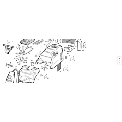 KUBOTA GIANNI FERRARI PC95533000016 PROTECCIÓN DE CORONA SUPERIOR NUEVA ORIGINAL