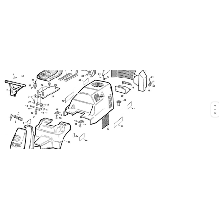 KUBOTA GIANNI FERRARI PC95533000016 PROTECTION DE COURONNE SUPÉRIEURE NEUVE ORIGINALE