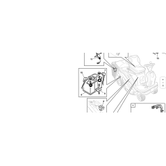 CÂBLE NÉGATIF ??DE BATTERIE KUBOTA GIANNI FERRARI D'ORIGINE 89001500004