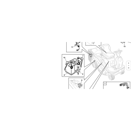 CÂBLE NÉGATIF ??DE BATTERIE KUBOTA GIANNI FERRARI D'ORIGINE 89001500004