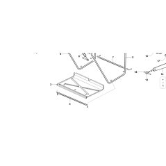 TUBO CESTA TRANSVERSAL VRN ORIGINAL KUBOTA GIANNI FERRARI 89001150001