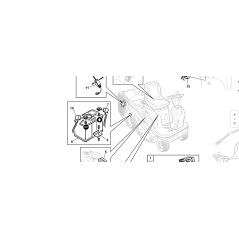 ORIGINAL KUBOTA GIANNI FERRARI POSITIVE BATTERY CABLE 89001500003