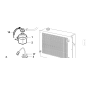 COMPLETE BRACKET REPLACEMENT OF ORIGINAL KUBOTA EXP. TANK GF 91001560000
