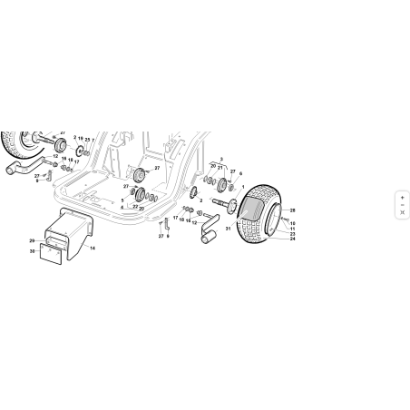 CAMERA ARIA 16.6.50X8 TR13 ORIGINALE KUBOTA GIANNI FERRARI 00111930003