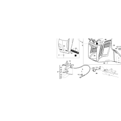 GOUPILLE DE FERMETURE DU COUVERCLE DU PANIER D'ORIGINE KUBOTA GIANNI FERRARI ZNT 91001000073