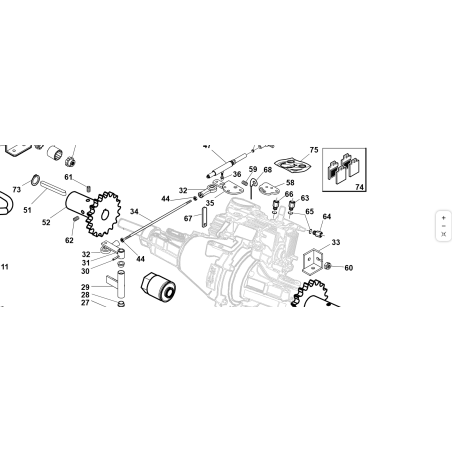 CONECTOR DE SALIDA DE BOBINA ORIGINAL KUBOTA GIANNI FERRARI 94010000066