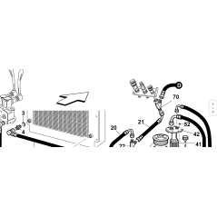 ADATTATORE A T M/M/F BSP GIREVOLE 1/4 ORIGINALE KUBOTA GIANNI FERRARI 00777600198