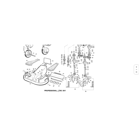 ALBERO GALOPPINI COMPL. ZINCATO ORIGINALE KUBOTA GIANNI FERRARI PZ95532120000